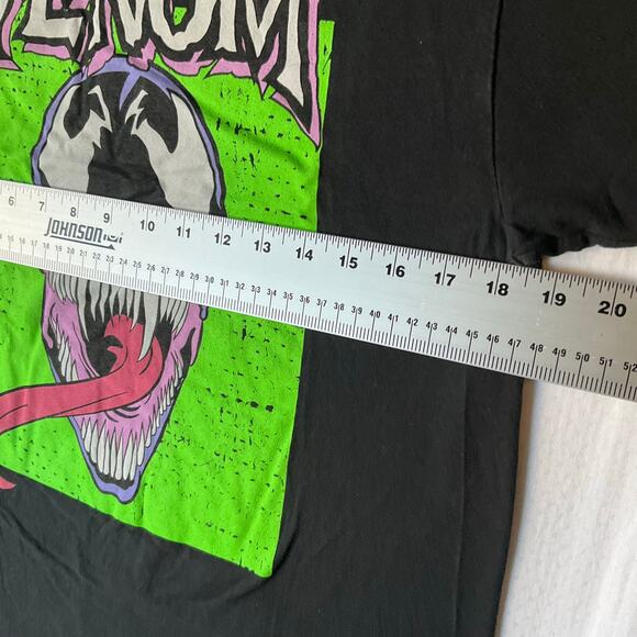Marvel Men’s Short Sleeve T-shirt size M, Black, Venom - Picture 3 of 7